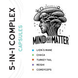 Mind Over Matter 5-in-1 Complex Mushroom Capsules