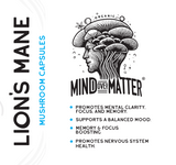 Mind Over Matter Lions Mane Mushroom Capsules