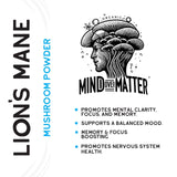 Mind Over Matter Lions Mane Mushroom Powder