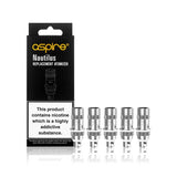 Nautilus (2S) coils by Aspire (5 pack)